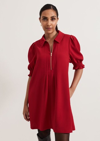 Phase Eight Petite Candice Dress Red Canada | LGBIYF-571